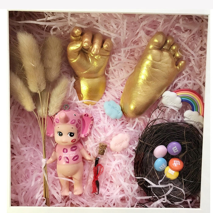 3D Baby Hand and Foot Casting Keepsake Kit - Cozy Nursery