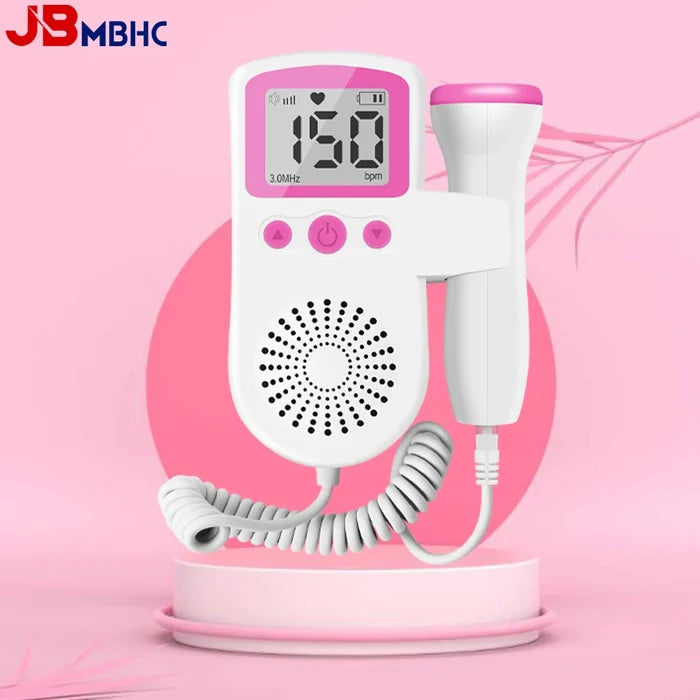3MHz Ultrasonic Baby Heartbeat Monitor - Cozy Nursery