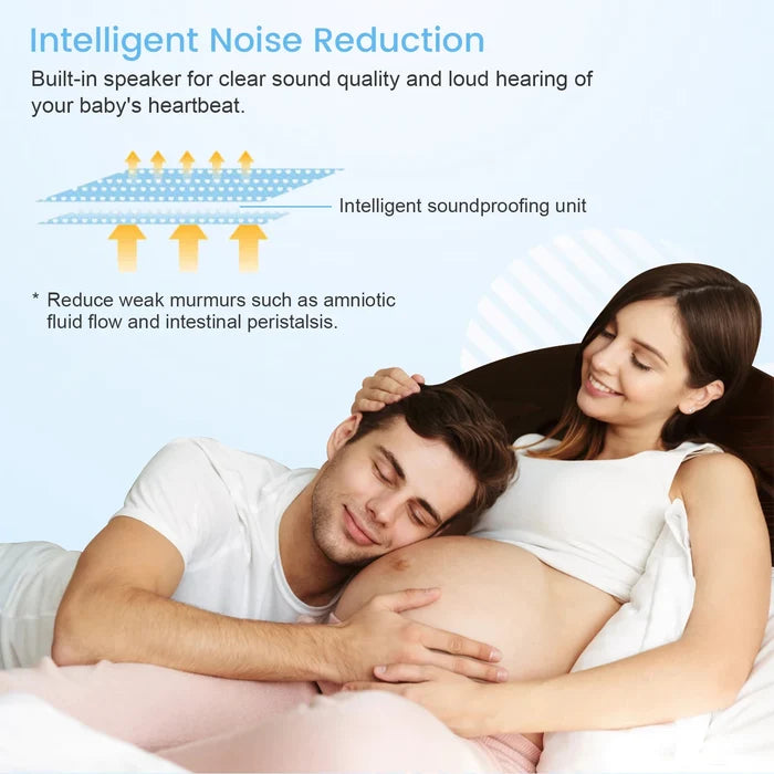 3MHz Ultrasonic Baby Heartbeat Monitor - Cozy Nursery