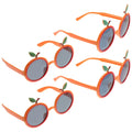 4 Pcs Orange Kids Glasses