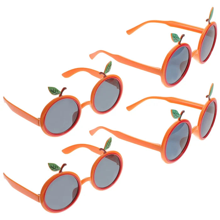 4 Pcs Orange Kids Glasses