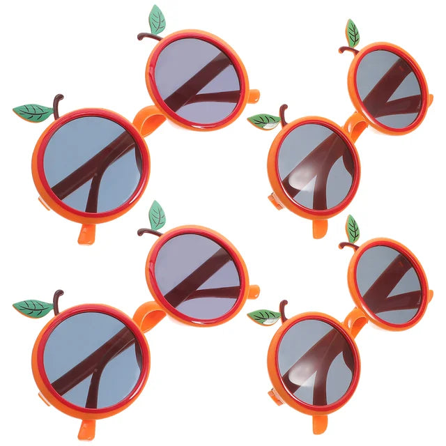 4 Pcs Orange Kids Glasses
