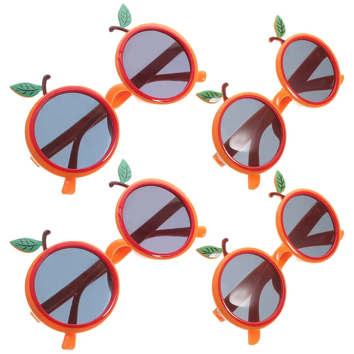 4 Pcs Orange Kids Glasses