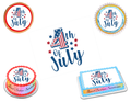 4th of July Edible Image Frosting Sheet #49 (70+ sizes)