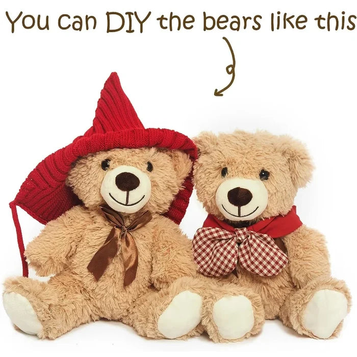 5Pcs Bears Plush Toys