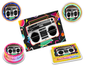 80s Boombox Edible Image Frosting Sheet #1 (70+ sizes)