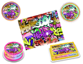 90s Graffiti Edible Image Frosting Sheet #1 Topper (70+ sizes)