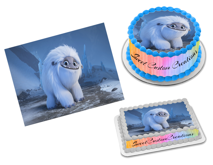 Abominable Edible Image Frosting Sheet #1 Topper (70+ sizes)