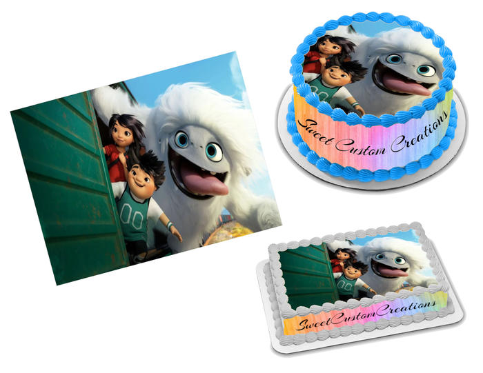 Abominable Edible Image Frosting Sheet #10 Topper (70+ sizes)