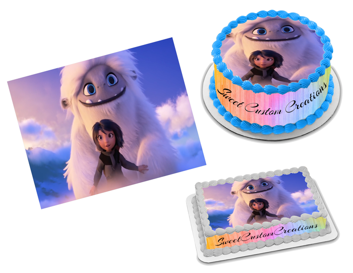 Abominable Edible Image Frosting Sheet #11 Topper (70+ sizes)
