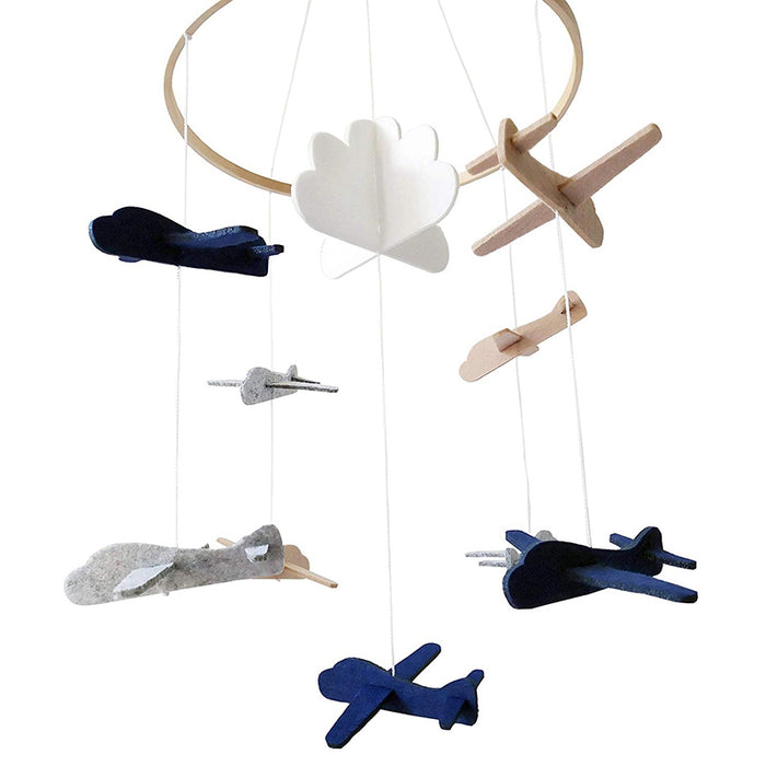 Airplane Crib Mobile - Cozy Nursery