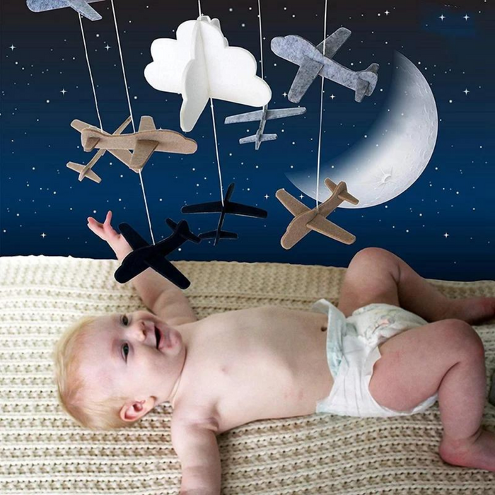 Airplane Crib Mobile - Cozy Nursery