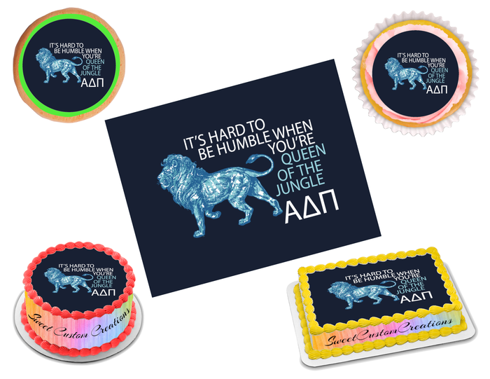 Alpha Delta Pi Edible Image Frosting Sheet #12 (70+ sizes)