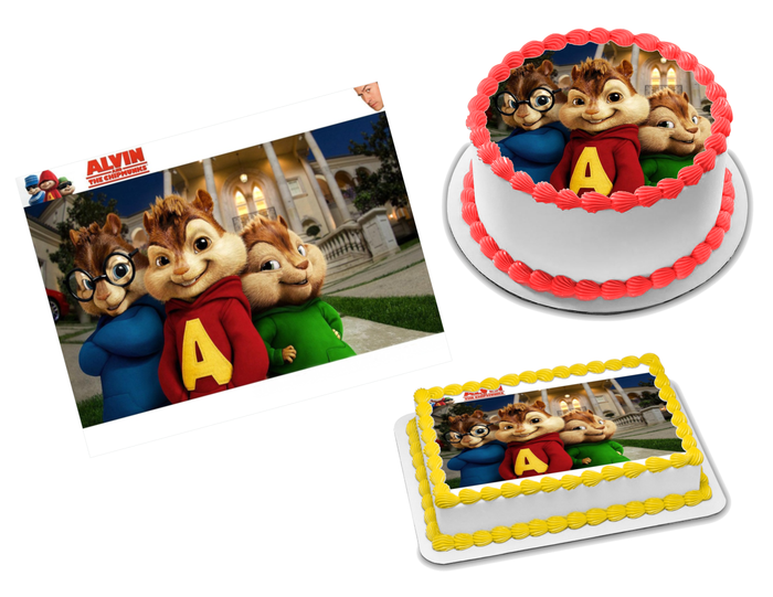 Alvin and the Chipmunks Edible Image Frosting Sheet #10 Topper (70+ sizes)