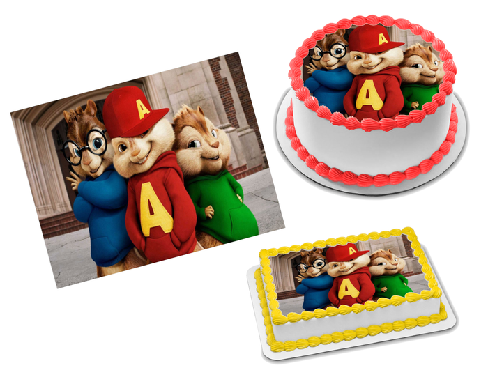 Alvin and the Chipmunks Edible Image Frosting Sheet #34 Topper (70+ sizes)