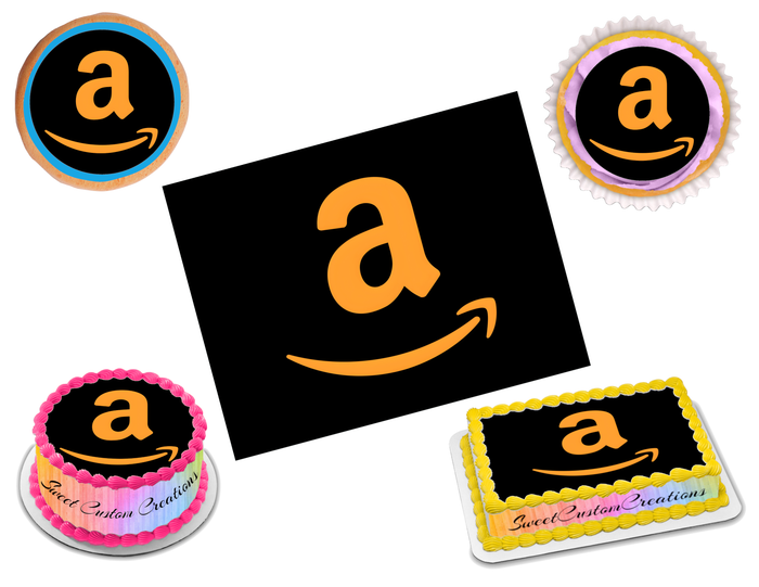 Amazon Prime Edible Image Frosting Sheet #10 (80+ sizes)
