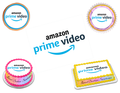 Amazon Prime Edible Image Frosting Sheet #7 (80+ sizes)