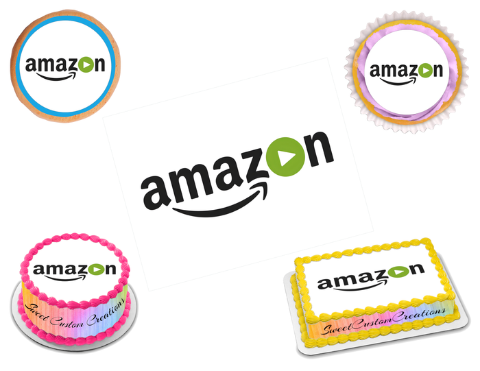Amazon Prime Edible Image Frosting Sheet #8 (80+ sizes)
