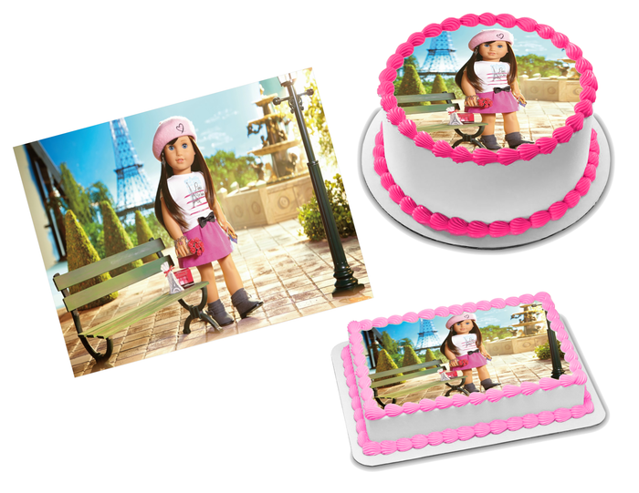 American Girl Doll Edible Image Frosting Sheet #2 Topper (70+ sizes)