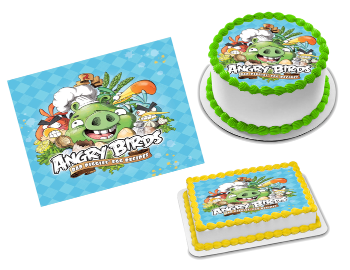 Angry Birds Edible Image Frosting Sheet #71 Topper (70+ sizes)