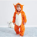 Animal Baby Winter Hooded Jumpsuit