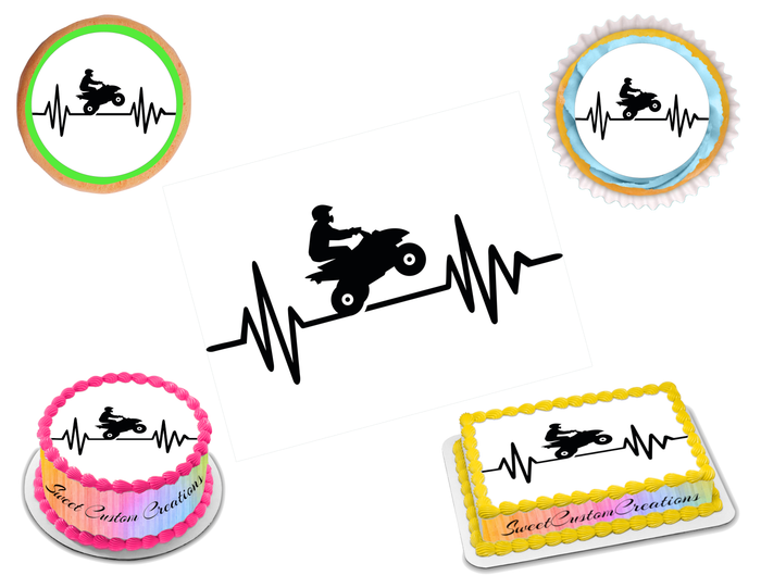ATV Edible Image Frosting Sheet #6 Topper (70+ sizes)