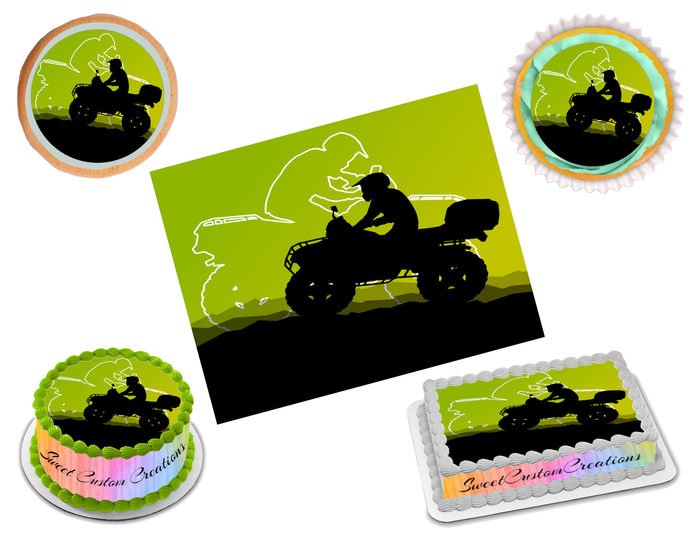 ATV Edible Image Frosting Sheet #7 Topper (70+ sizes)