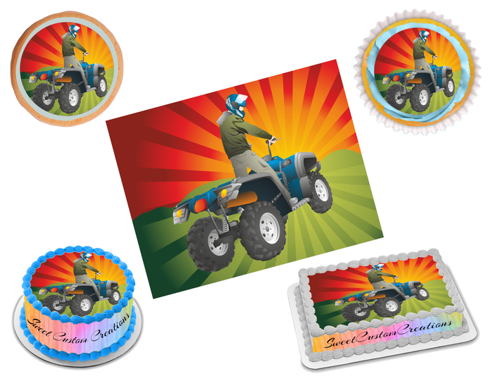 ATV Edible Image Frosting Sheet #8 Topper (70+ sizes)