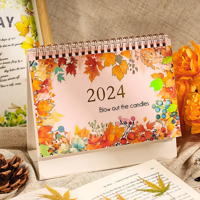 Autumn Leaves Long Strip Stickers - 6 Foil Strips