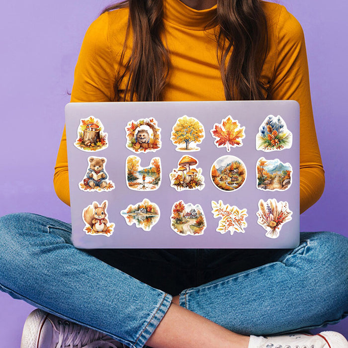 Autumn Nature & Forest Critters Stickers