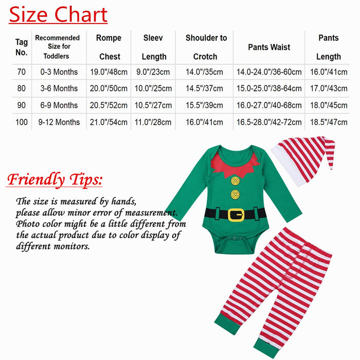 Baby Autumn Christmas Clothes Set