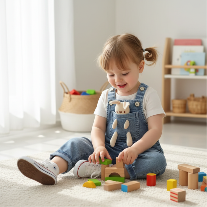 Baby Bear Overalls - Cozy Nursery
