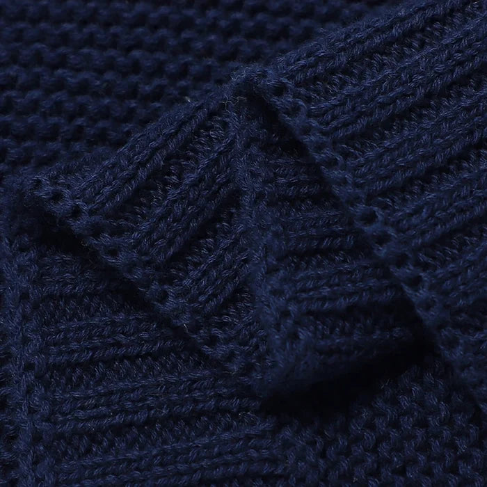 Baby Boy Navy Blue Blanket
