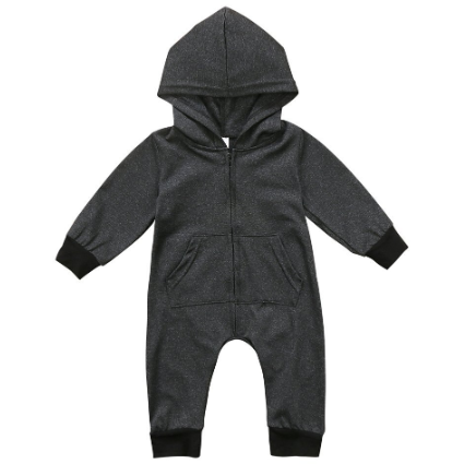 Baby Boy Warm Long Sleeve Romper - Cozy Nursery