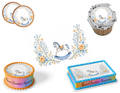 Baby Flower Border Horse Edible Image Frosting Sheet #11 (80+ sizes)