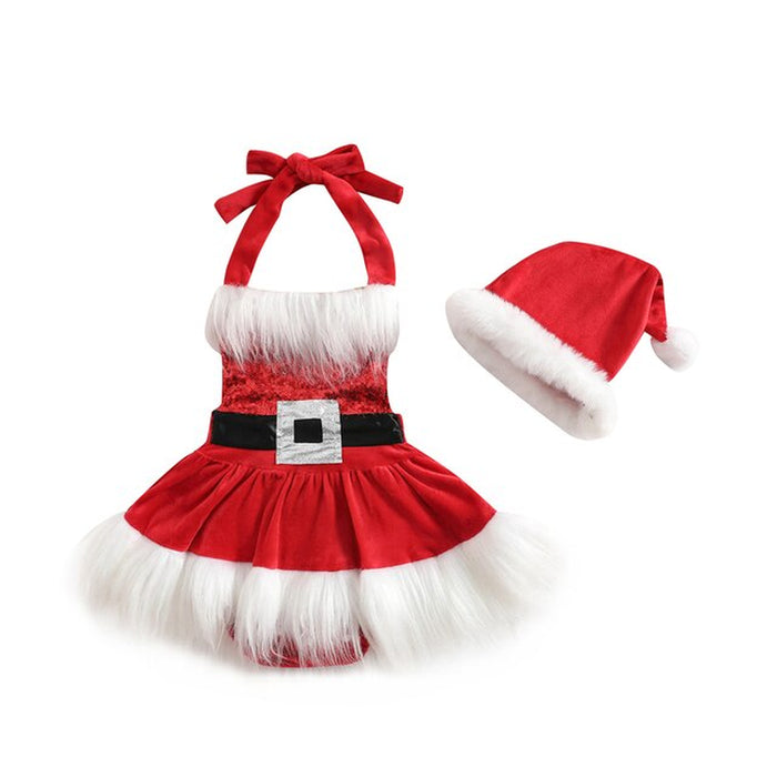 Baby Girls Christmas Romper Dress