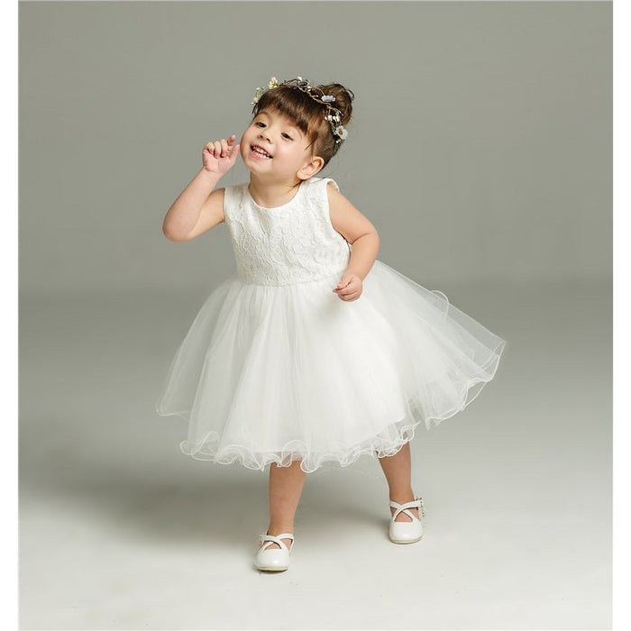 Baby Girl Dress For Birthday & Wedding 2pcs/set - Cozy Nursery