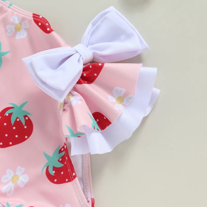 Baby Girl Floral Bathing Suit - Cozy Nursery