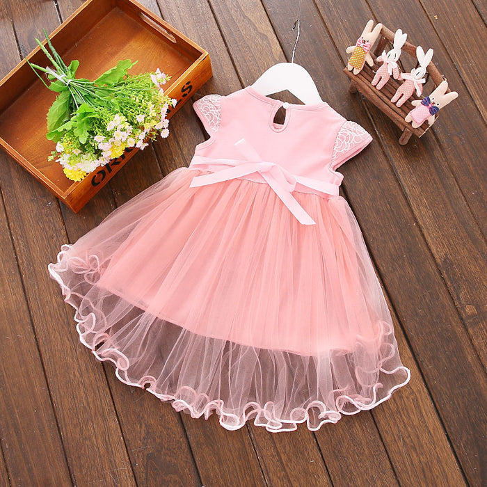 Baby Girl Floral Party Dress - Cozy Nursery