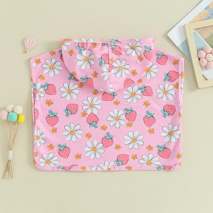 Baby Girl Hooded Beach Towel