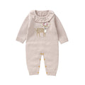 Baby Girl Knit Deer Romper