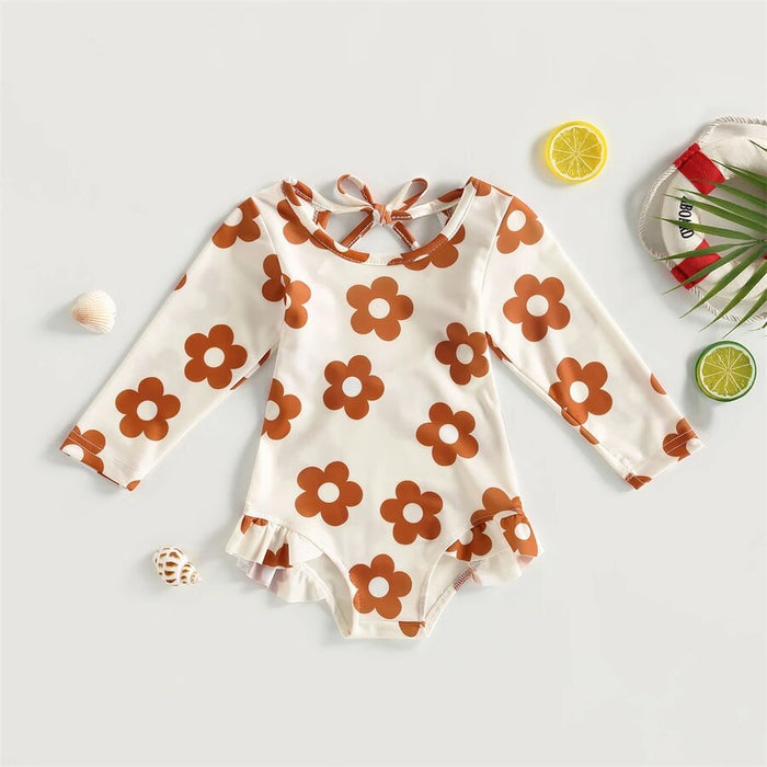 Baby Girl Summer Swimsuit Boho