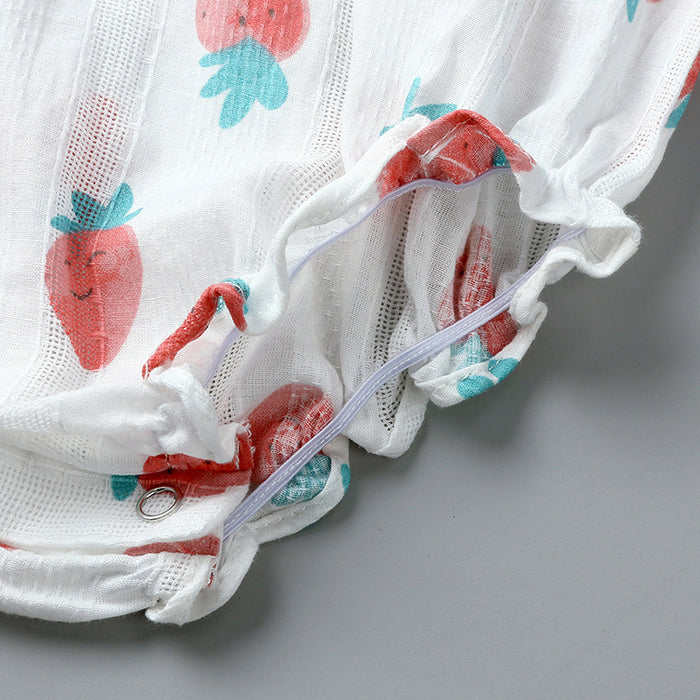 Baby Girls Strawberry Romper