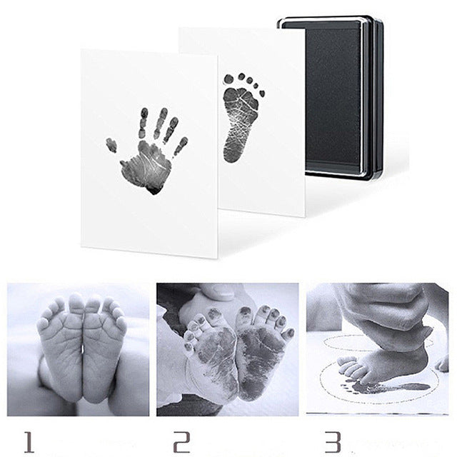 Baby Keepsake Handprint Footprint Pad - Cozy Nursery