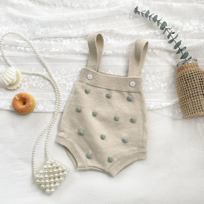 Baby Knitted Cardigan & Romper - Cozy Nursery