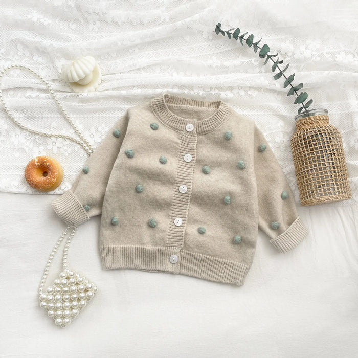 Baby Knitted Cardigan & Romper - Cozy Nursery