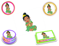Baby Princess Tiana Edible Image Frosting Sheet #58 (70+ sizes)
