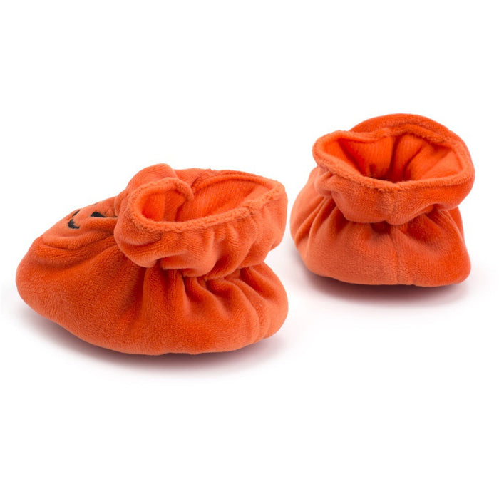 Baby pumpkin booties - Cozy Nursery