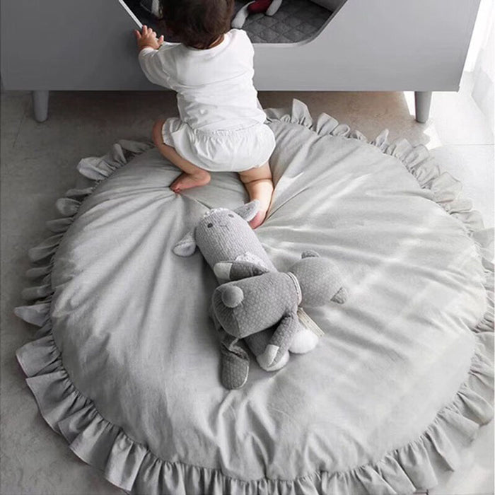 Baby Round Padded Play Mat - Cozy Nursery