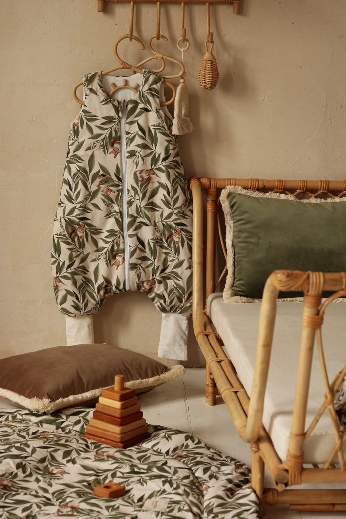 BABY SLEEPING BAG WOODLAND WITH LEGS